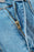 Acid Wash Bowknot Details High Waist Denim Skirt - Byyde