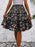 Floral Print Midi Skirt - Byyde