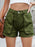 High Waist Utility Pocket Denim Shorts - Byyde