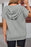 Drawstring Quarter Snap Cap Sleeve Hoodie - Byyde