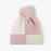 Color Block Knit Hat with Pom-pom - Byyde