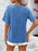Mandy V-Neck Dropped Shoulder T-Shirt - Byyde