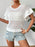 Ruffled Openwork Round Neck Knit Top - Byyde
