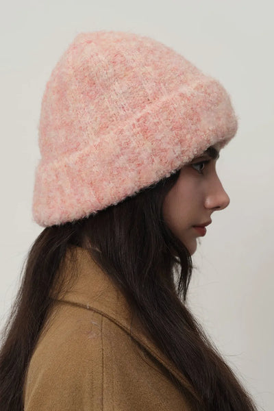 Solid Color Thermal Knit Hat - Byyde
