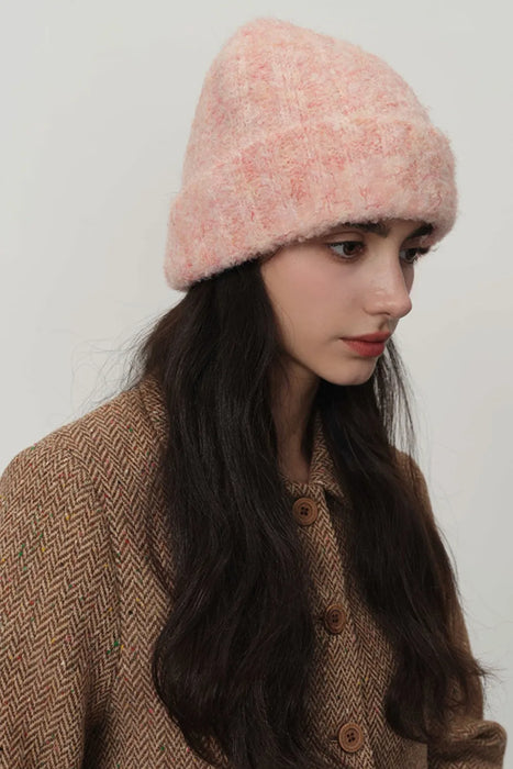 Solid Color Thermal Knit Hat - Byyde