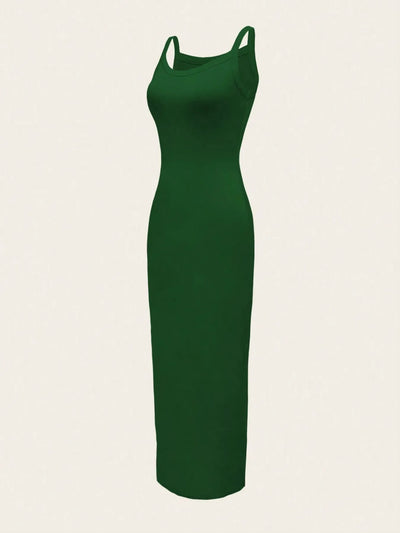 Scoop Neck Maxi Cami Dress - Byyde