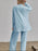 Button Up Long Sleeve Shirt and Pants Set - Byyde