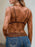 Floral Mock Neck Long Sleeve Mesh Top - Byyde