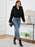 Pocketed Long Sleeve Cropped Hooded Winter Coat - Byyde