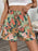 Tropical Print High Waist Shorts - Byyde