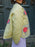Embroidered Flower Tied Long Sleeve Winter Coat - Byyde