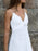 Ruffled V-Neck Maxi Dress - Byyde