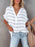 Full Size Oversized Notched Casual Shirt Plus Size - Byyde