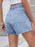 High Waist Cargo Denim Shorts - Byyde