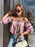 Printed Off-Shoulder Flounce Sleeve Blouse - Byyde