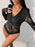 Lace Long Sleeve V-Neck Bodysuit - Byyde