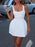 Devine Scoop Neck Wide Strap Mini Dress - Byyde