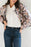 Floral Button Up Long Sleeve Winter Coat - Byyde
