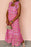 Floral Lace Wide Strap Square Neck Maxi Dress - Byyde