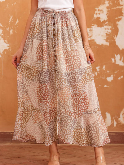 Slit Tiered Maxi Skirt - Byyde