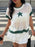 Star Pattern Mesh Knit Short Sleeve Knit Top - Byyde