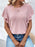 Ribbed Flutter Sleeve T-Shirt - Byyde