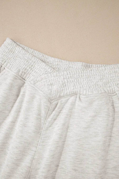 Elastic Waist Active Pants with Pockets - Byyde