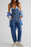 Wide Strap Square Neck Denim Overalls - Byyde