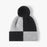 Color Block Knit Hat with Pom-pom - Byyde