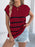 Cable-Knit Striped Round Neck Knit Top - Byyde