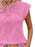 Openwork Round Neck Top - Byyde