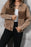 Fringe Trim Snap Down Denim Jacket - Byyde