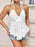 Eyelet Halter Neck Cami Top - Byyde