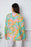 Printed Notched Long Sleeve Blouse - Byyde