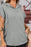 Drawstring Quarter Snap Cap Sleeve Hoodie - Byyde