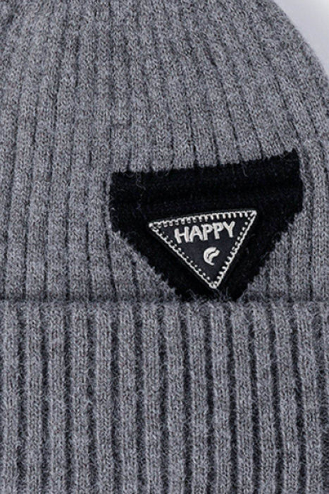 HAPPY Contrast Beanie - Byyde
