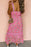 Floral Lace Wide Strap Square Neck Maxi Dress - Byyde