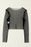 Pearl Long Sleeve Mesh Cropped Top - Byyde