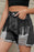 Distressed Fringe Denim Shorts - Byyde