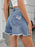 Distressed Raw Hem Denim Shorts - Byyde