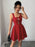 Tie Front Wide Strap Dress - Byyde