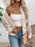 Lace Baseball Collar Zip Up Jacket - Byyde