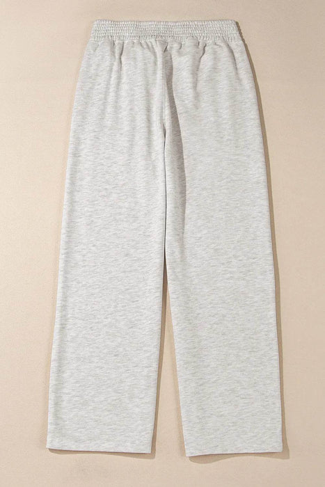 Elastic Waist Active Pants with Pockets - Byyde