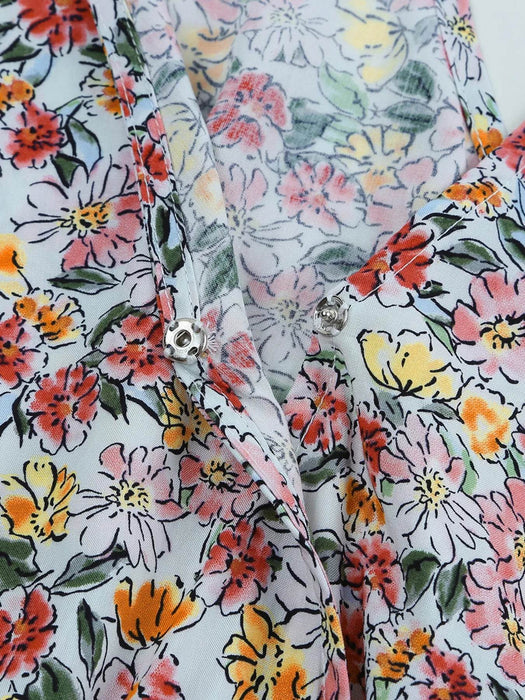 Floral Print Halter Cami - Byyde