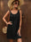 Decor Button Mini Tank Dress with Pockets - Byyde
