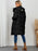 Long Sleeve Longline Hooded Winter Coat - Byyde