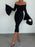 Off Shoulder Bell Sleeve Bodycon Midi Dress - Byyde