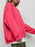 Round Neck Dropped Shoulder Long Sleeve Sweatshirt - Byyde