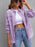 Distressed Drop Shoulder Denim Jacket - Byyde