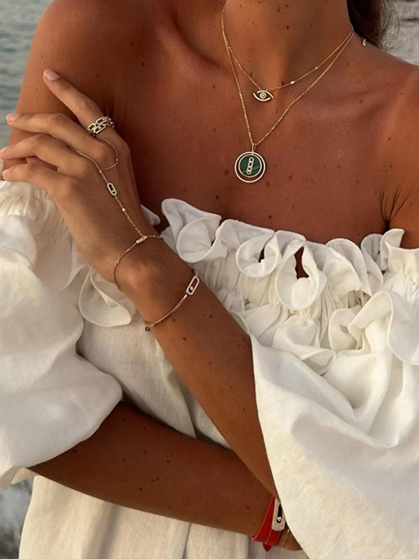 Side Slit Off-Shoulder Dress - Byyde